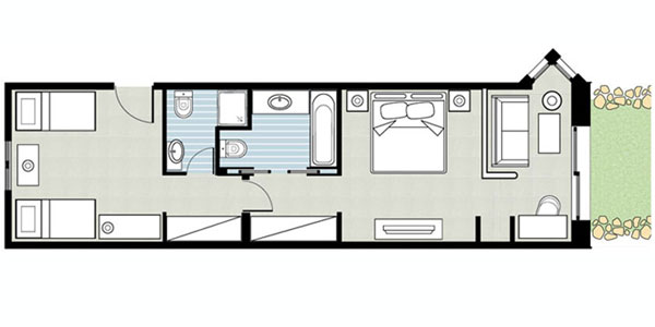 Deluxe Family Bungalow Ground Floor Floorplan Deluxe Family Bungalow Ground Floor Floorplan